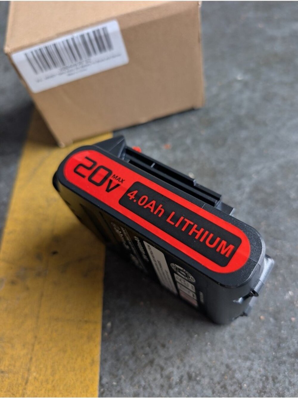 Replacement battery for Black and Decker 4.0Ah Lithium 20V Battery
